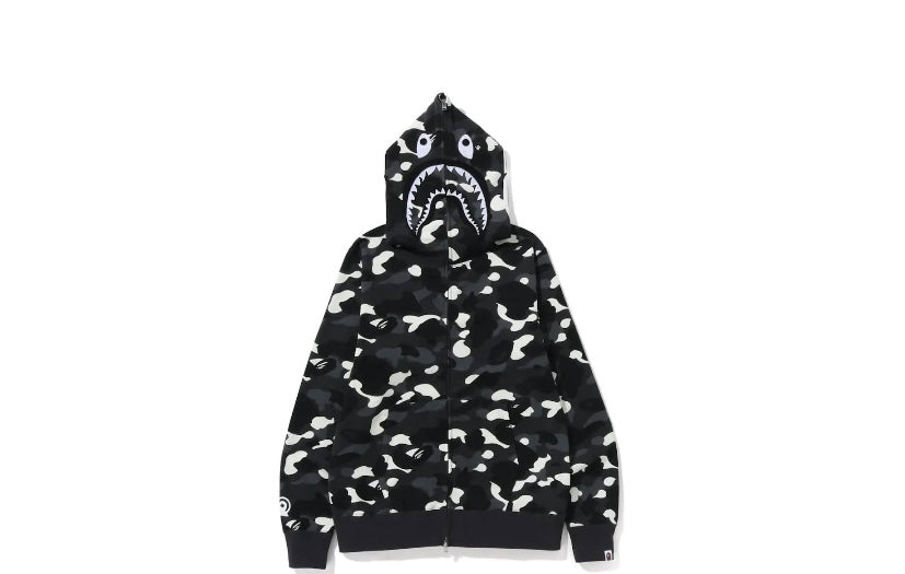 BAPE City Camo Shark WGM Full Zip Hoodie