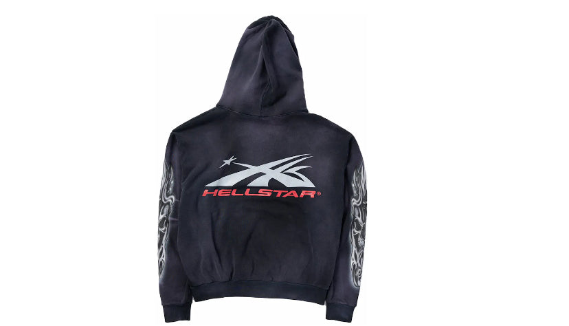 Hellstar Airbrushed Skull Hoodie