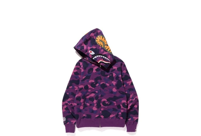 BAPE Color Camo Shark Full Zip Hoodie