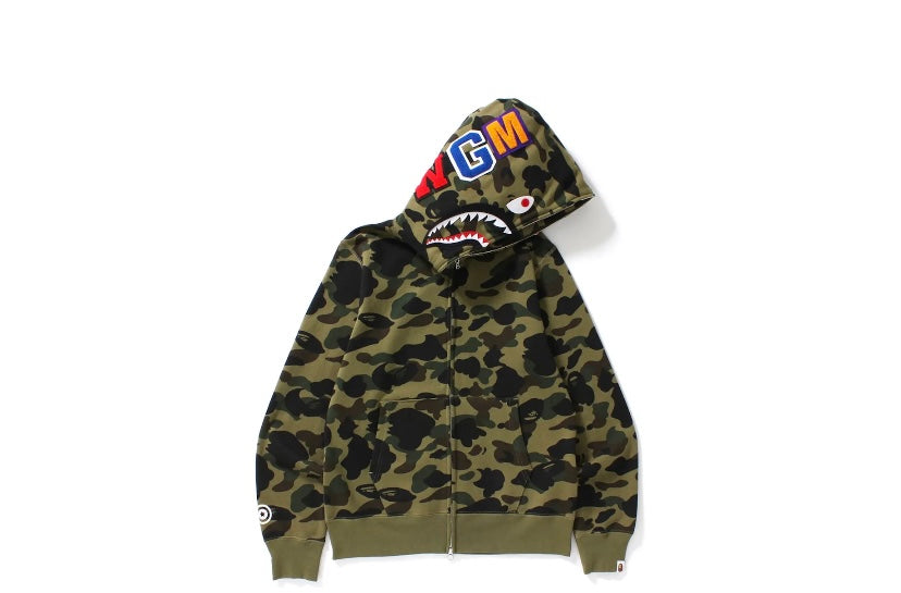 BAPE Color Camo Shark Full Zip Hoodie