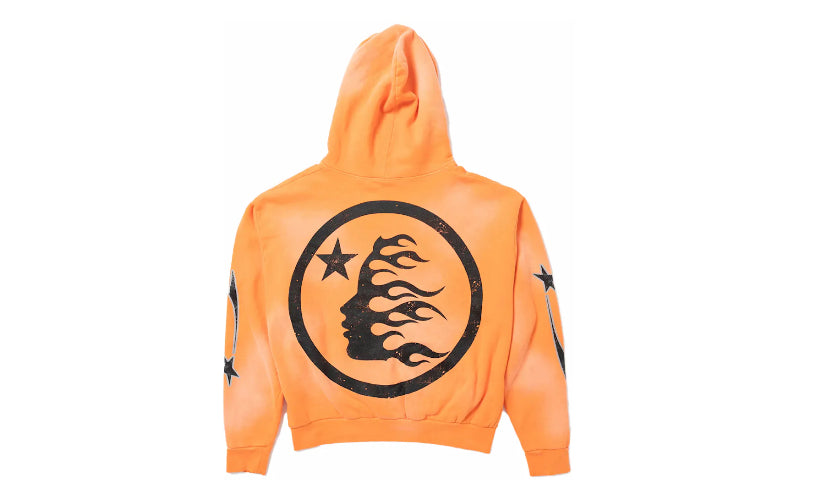 Hellstar Fire Orange Hoodie