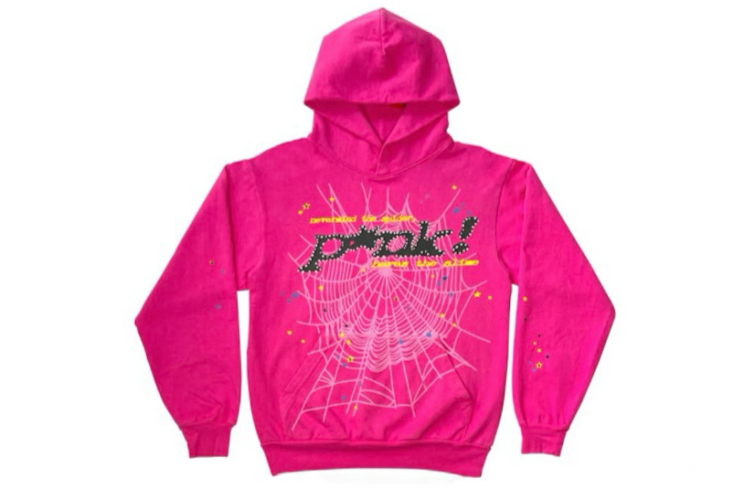 Sp5der Pink Hoodie