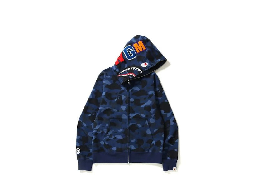 BAPE Color Camo Shark Full Zip Hoodie