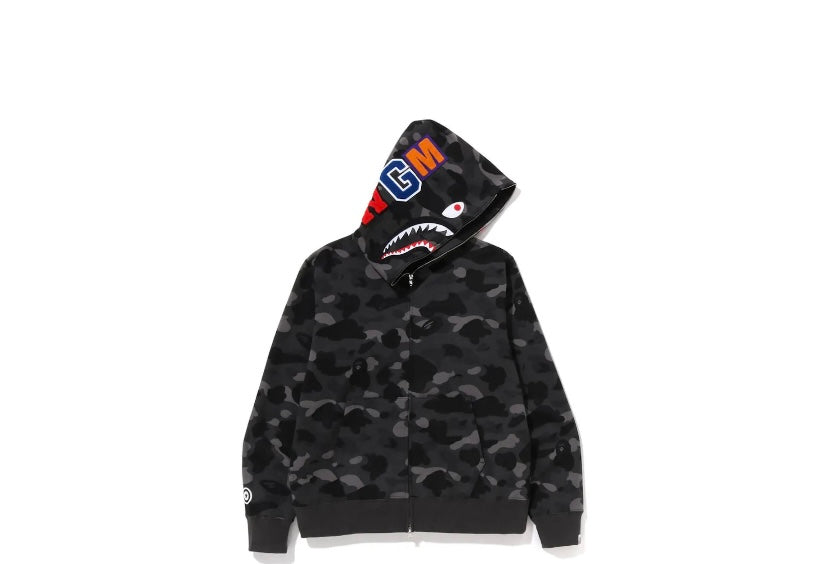 BAPE Color Camo Shark Full Zip Hoodie