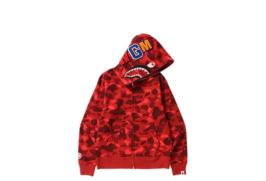 BAPE Color Camo Shark Full Zip Hoodie