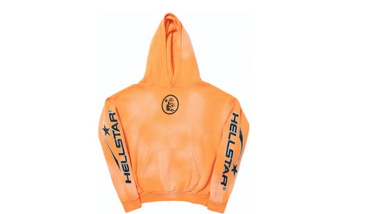 Hellstar Fire Orange Hoodie